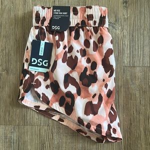 never wore running shorts!